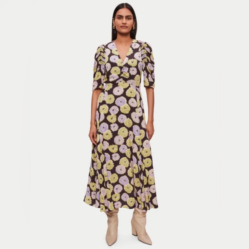Jigsaw Dandelion Floral Dress US 6 / UK 10